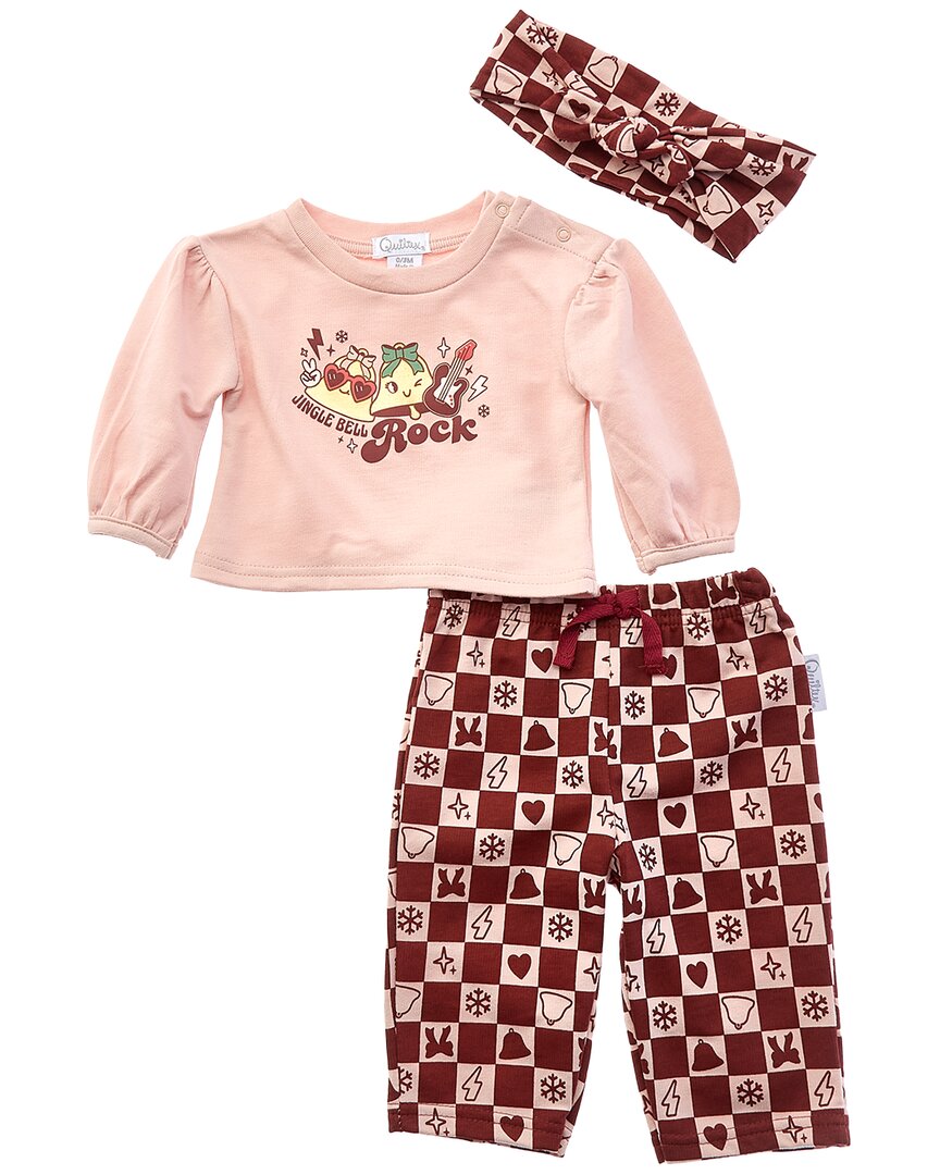 Quiltex 3pc Jingle Bell Rock Pant Set