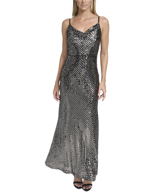 Vince Camuto Embellished Sleeveless Maxi Dress