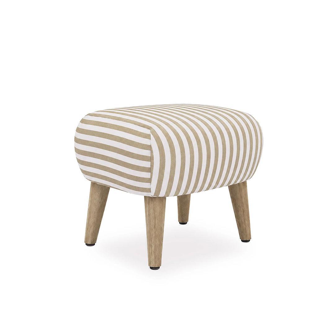 CuddleCo Etta Footstool - Beach Stripe