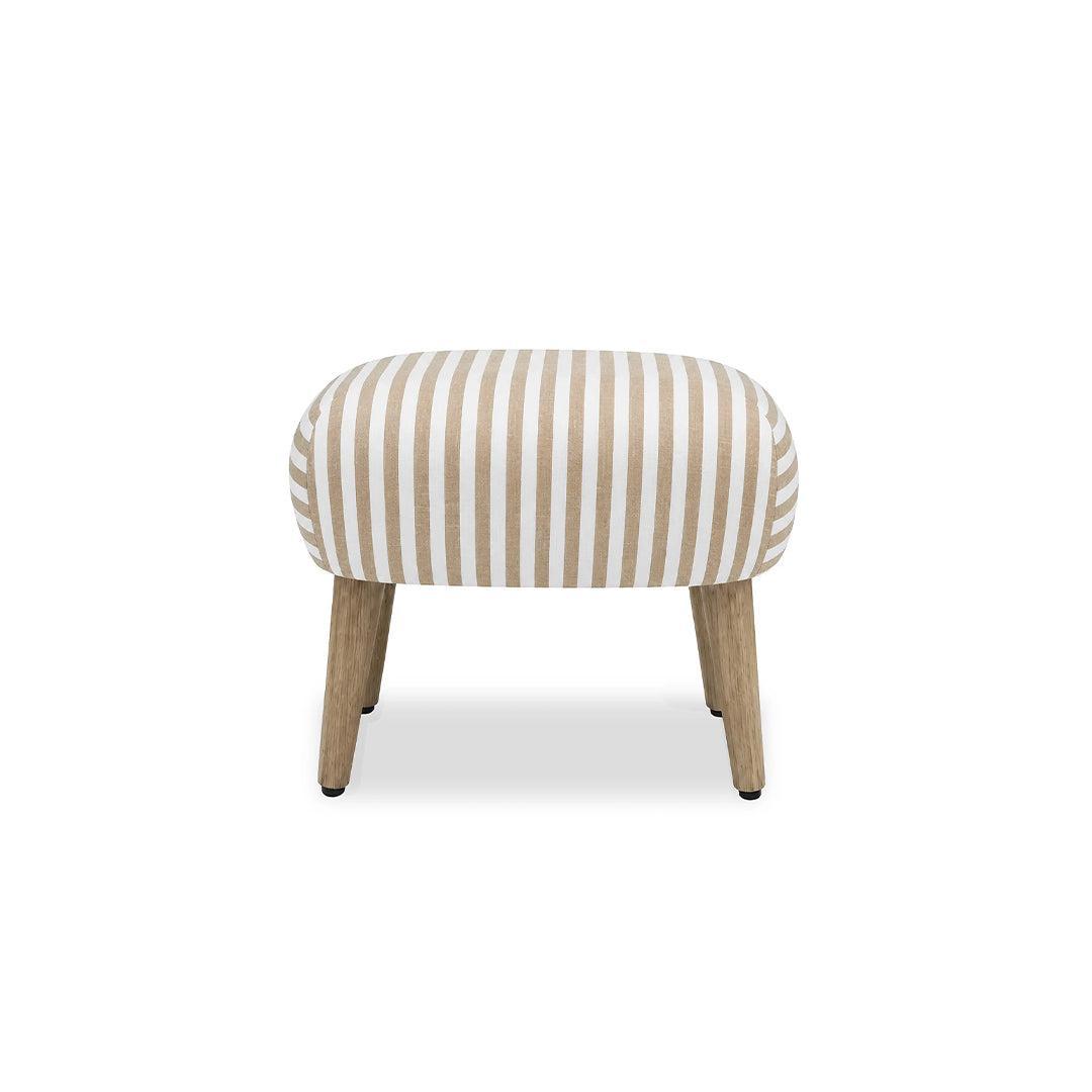 CuddleCo Etta Footstool - Beach Stripe