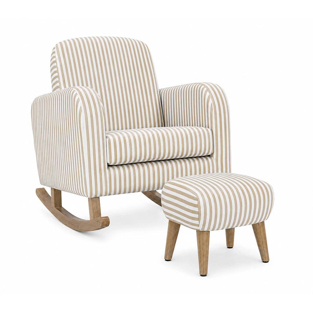 CuddleCo Etta Nursing Chair & Footstool - Beach Stripe