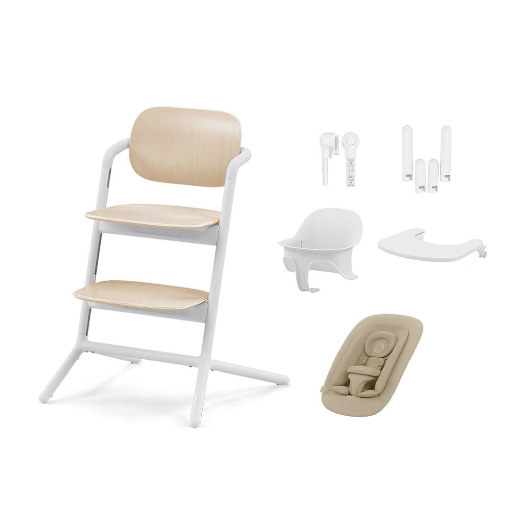Outlet - CYBEX LEMO 4-in-1 Highchair Set - Sand White