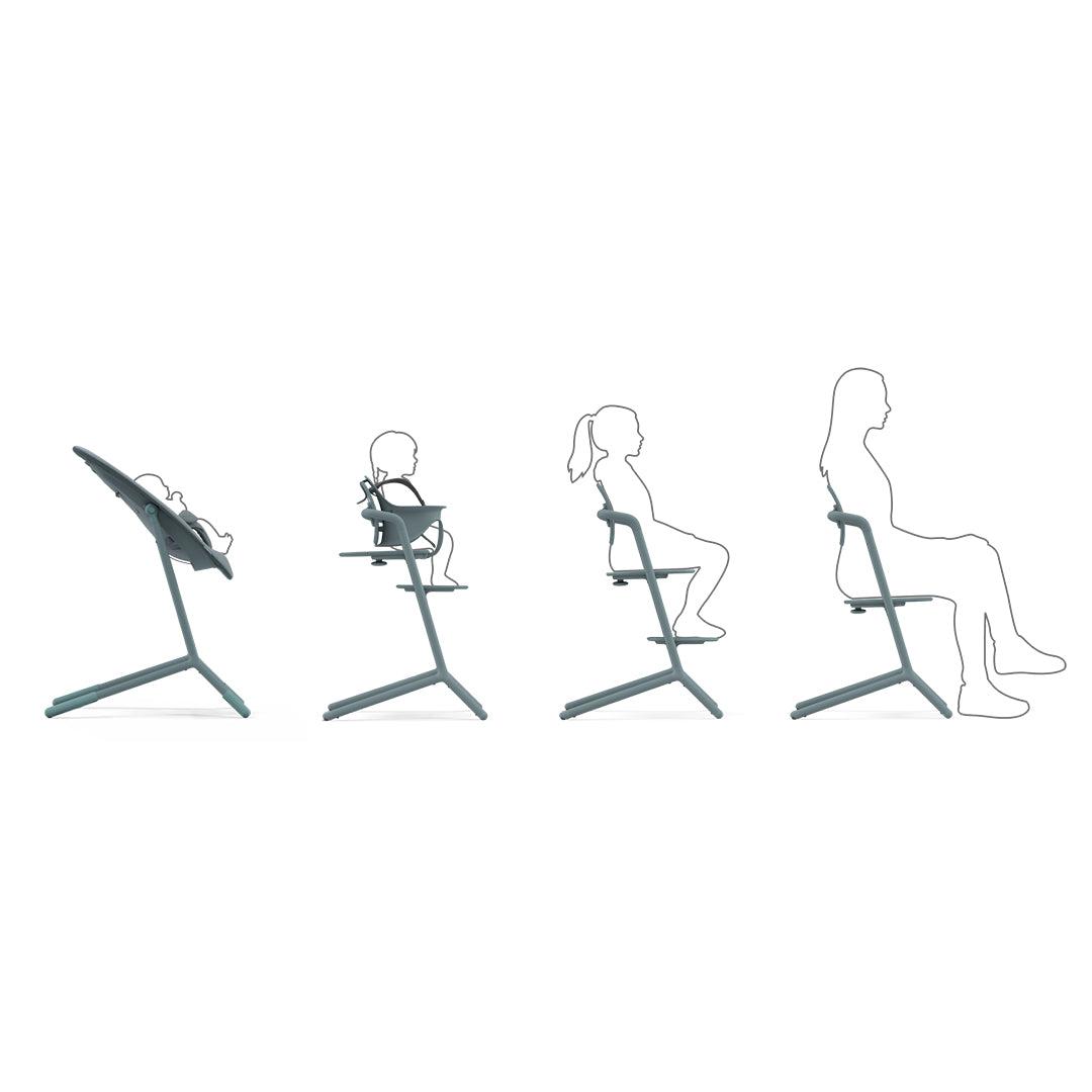 Outlet - CYBEX LEMO 4-in-1 Highchair Set - Sand White
