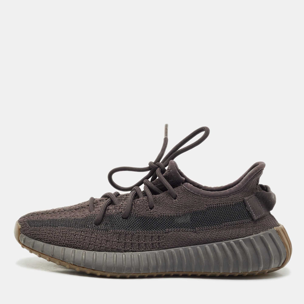 Yeezy x Adidas Black Knit Fabric Boost 350 V2 Cinder Sneakers Size 40
