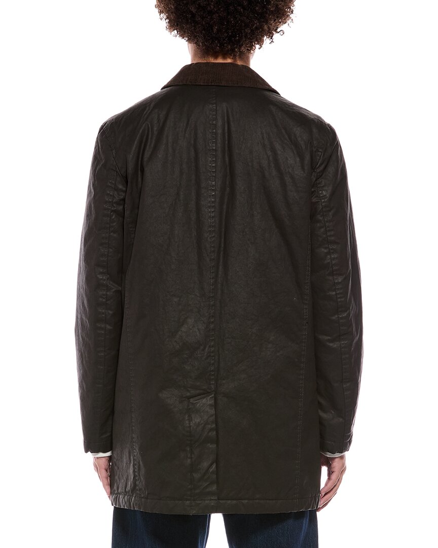 Cole Haan Coated Long Barn Coat