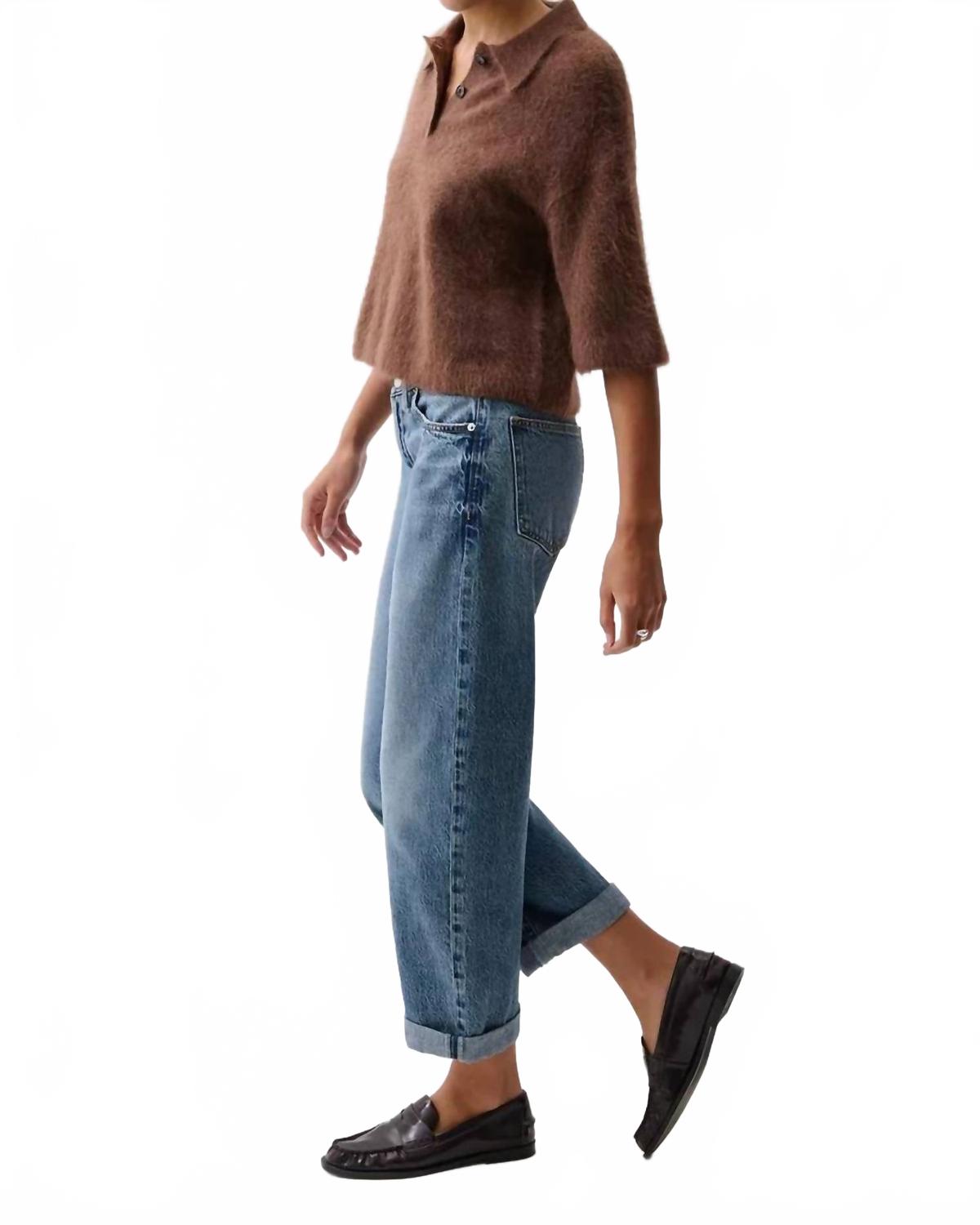 Donny Double Rolled Cuff Jeans In Wilcox