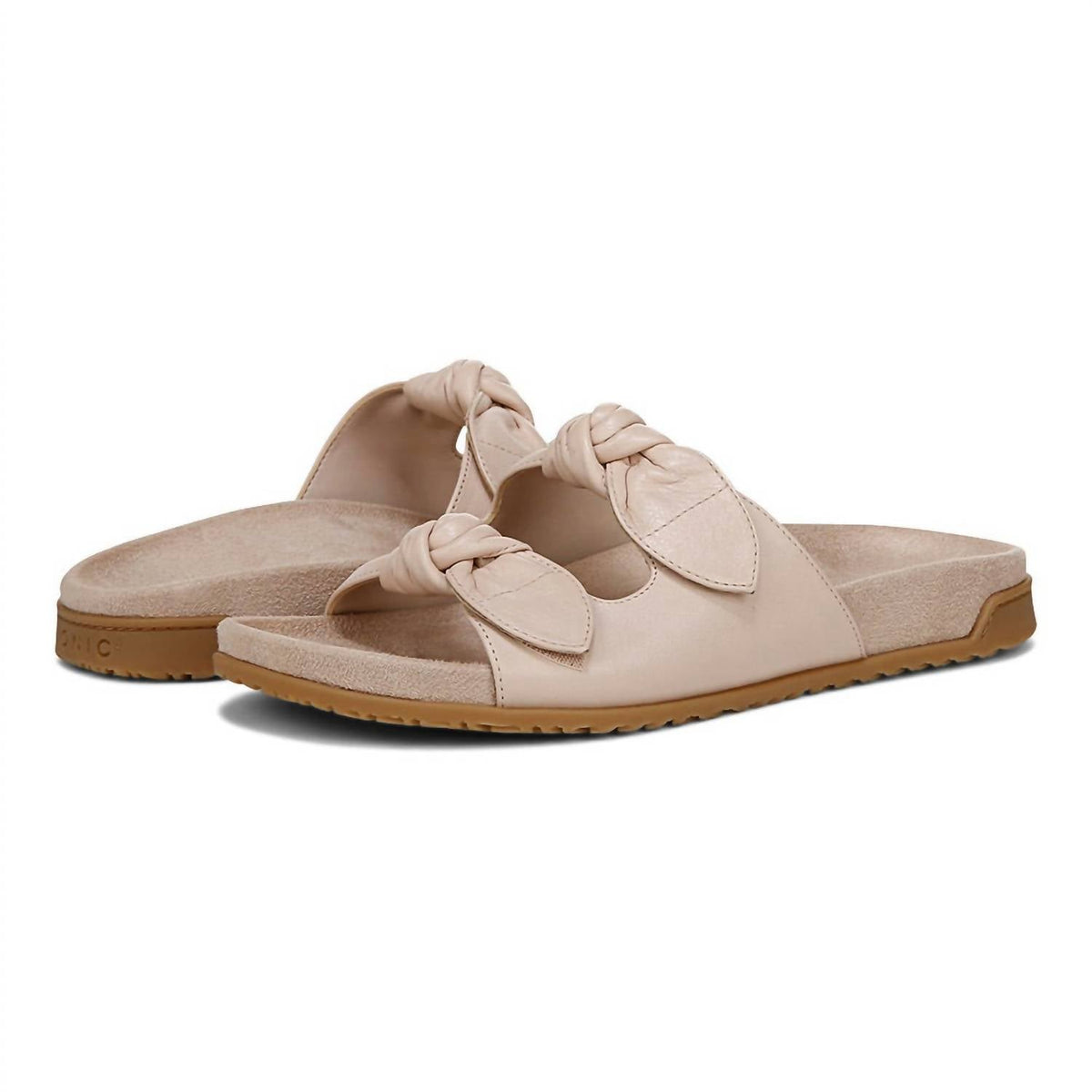 Women's Elara Orthotic Comfort Slide Sandal In Cameo Rose