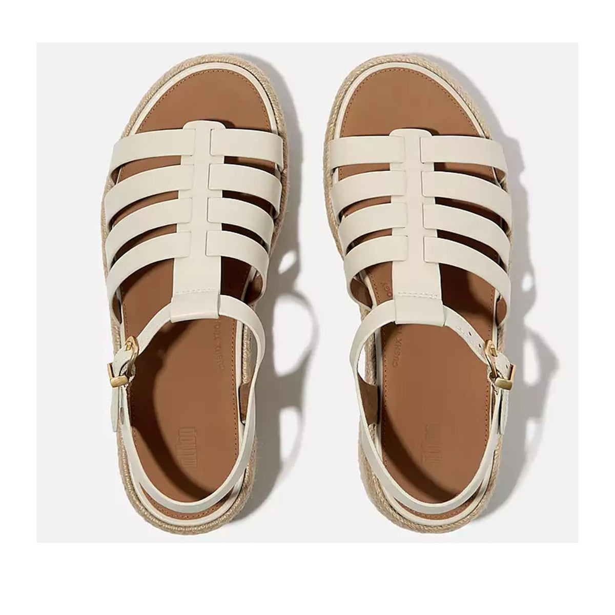 Fit Flop Women's Espadrille Leather Fisherman Wedges