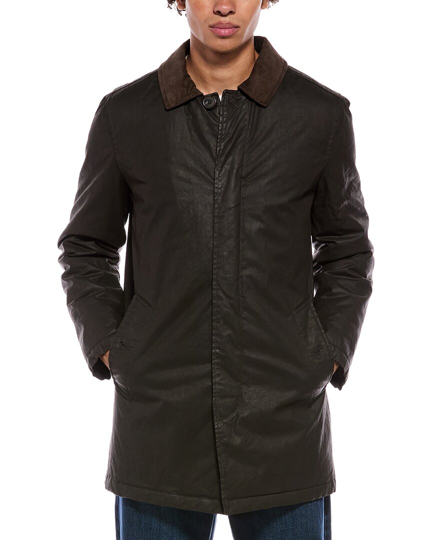 Cole Haan Coated Long Barn Coat