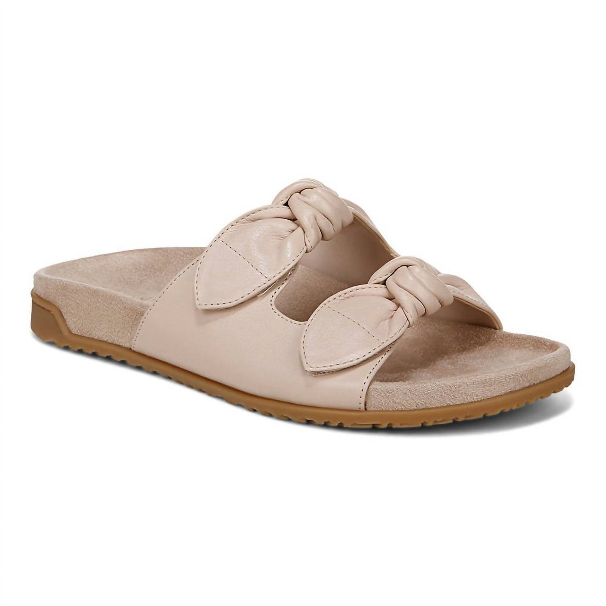 Women's Elara Orthotic Comfort Slide Sandal In Cameo Rose
