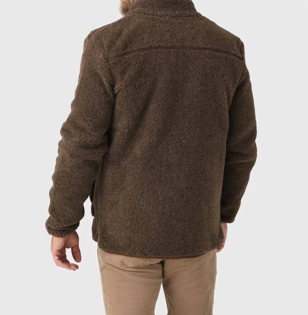 Hero Wool Fleece Jacket In Cowboy