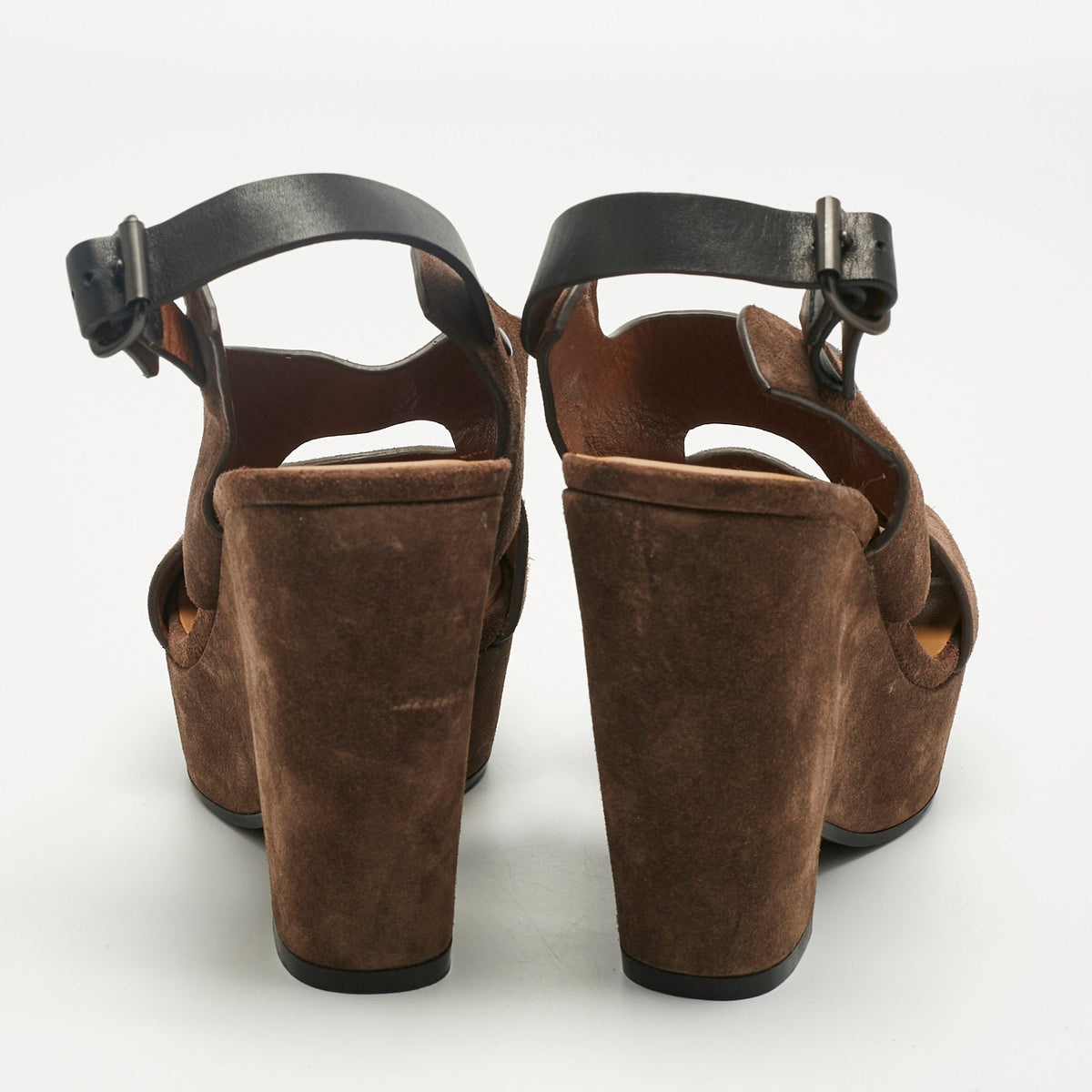 See by Chloe Size 38 Brown Suede Ankle Strap Sandals
