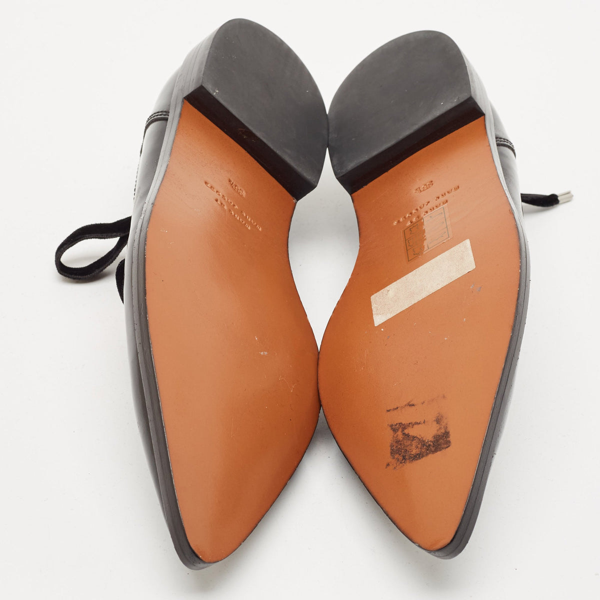 Marc Jacobs Black Patent Leather Derby Size 36.5
