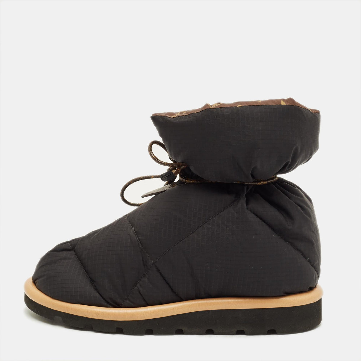 Louis Vuitton Pillow Size 36 Black/Green Nylon Ankle Length Boots