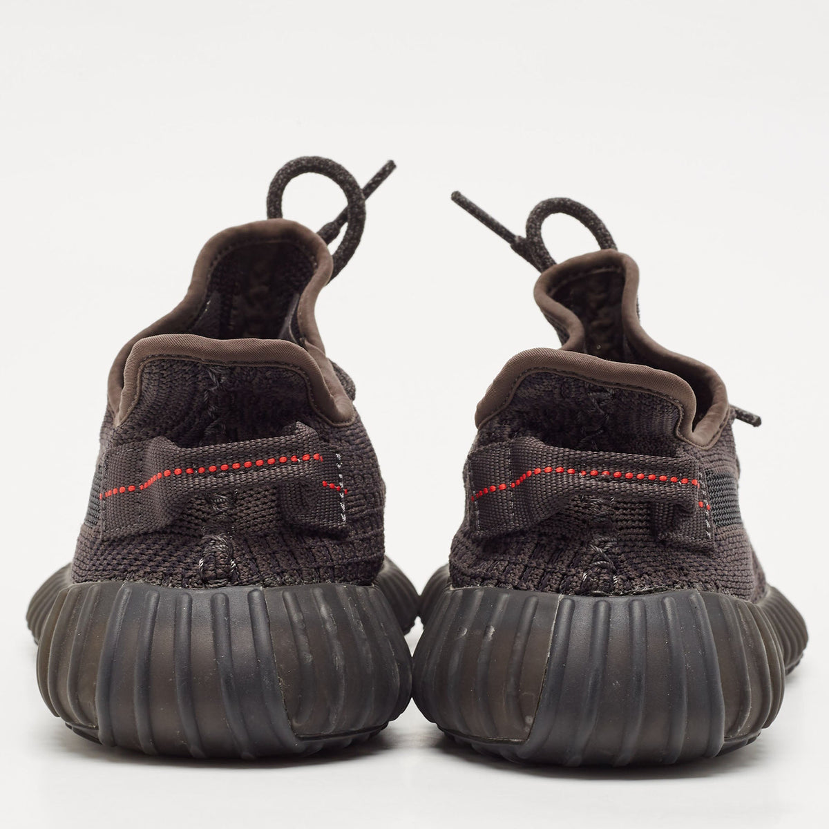 Yeezy x Adidas Black Knit Fabric Boost 350 V2 Black Non-Reflective Sneakers Size 38 2/3