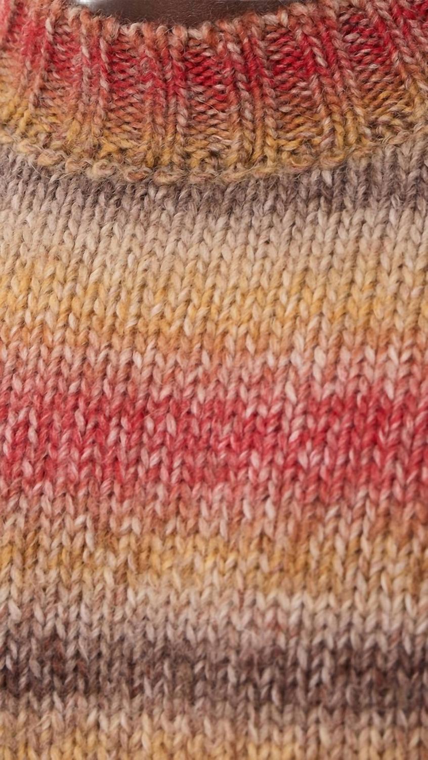Dieter Nepalese Sunset Sweater In Orange