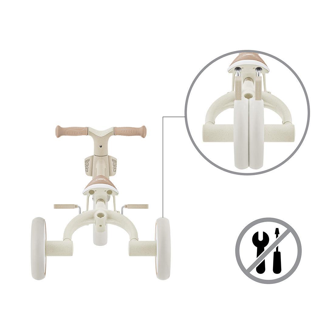 Globber Learning Trike 3 in 1 Plus Eco - Coconut