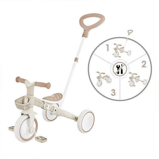 Globber Learning Trike 3 in 1 Plus Eco - Coconut