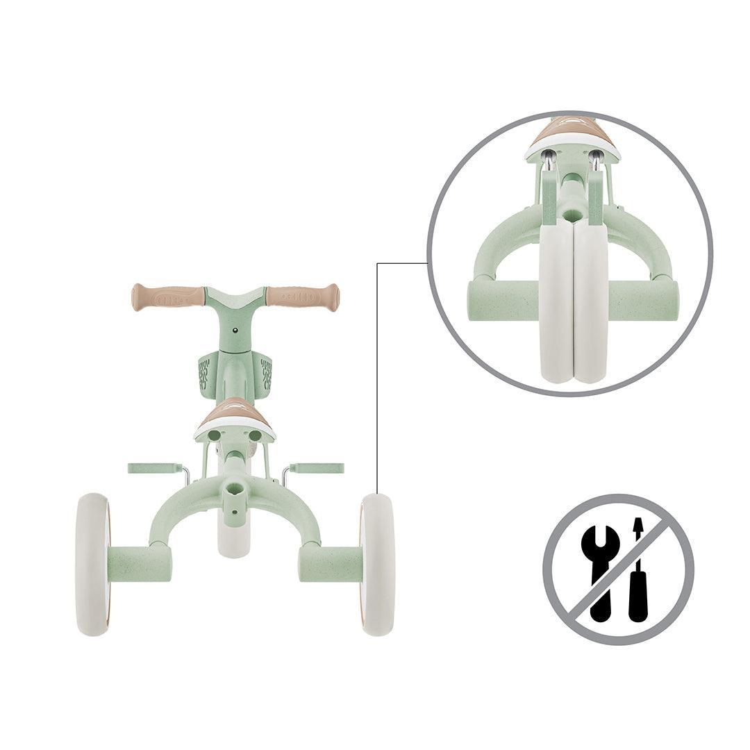 Globber Learning Trike 3 in 1 Plus Eco - Pistachio