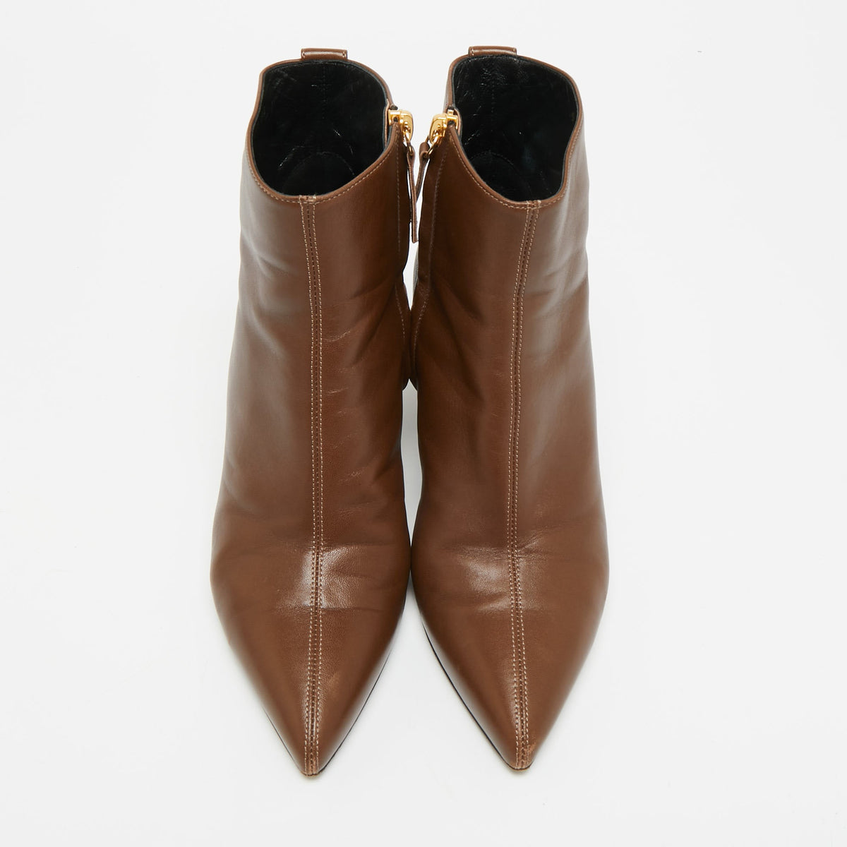 Giuseppe Zanotti Size 38 Brown Leather Ankle Length Boots