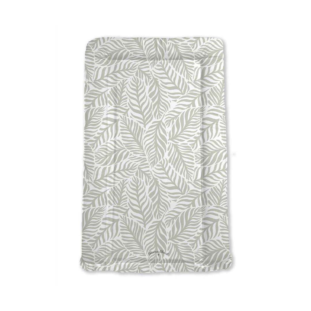 Mama Shack Changing Mat - Linear Leaf / Sage