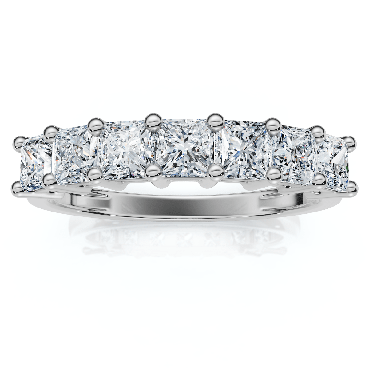 1ct Princess Cut Diamond Wedding Anniversary Ring Size Selectable