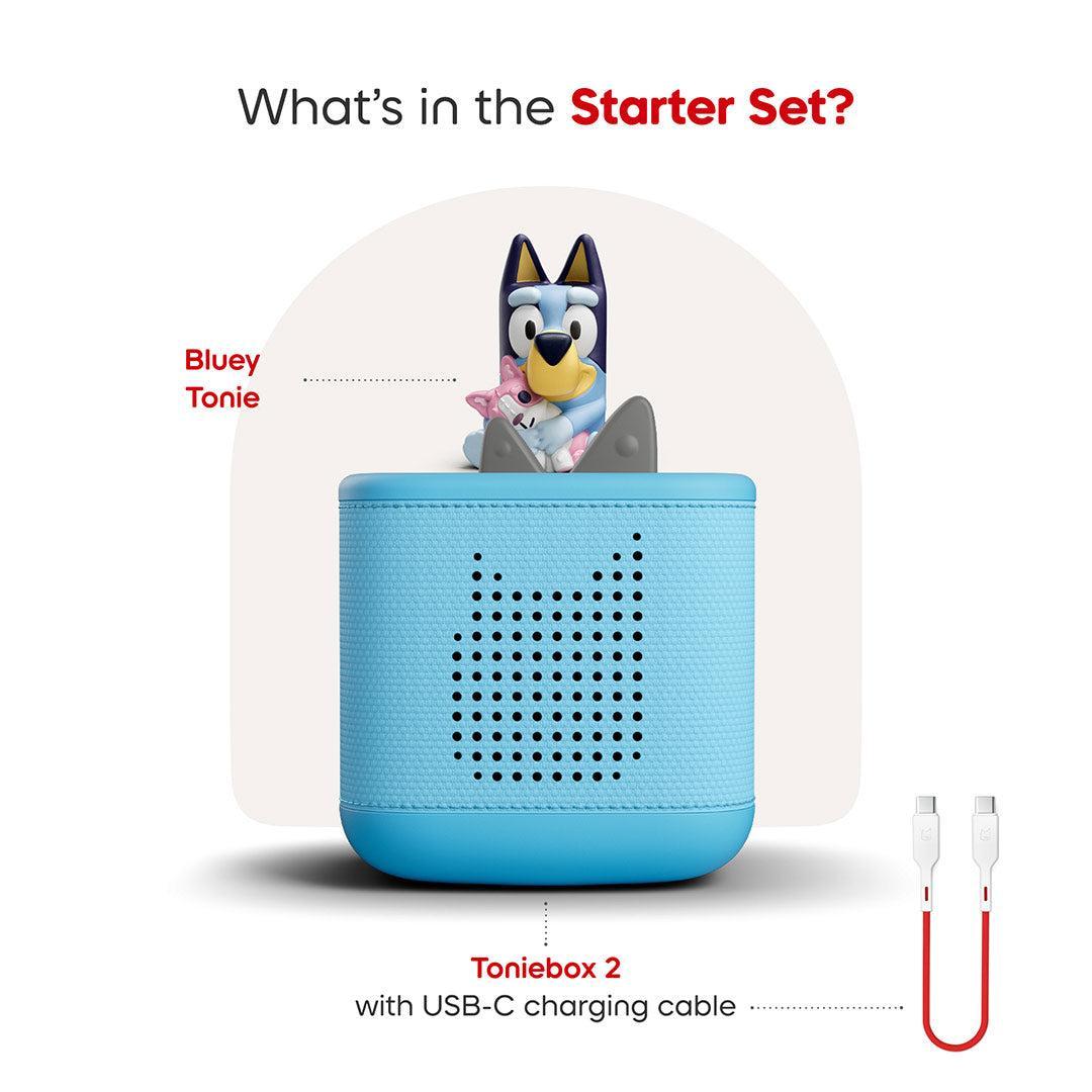 Outlet - Tonies Toniebox 2 with Bluey Starter Set - Sky Blue
