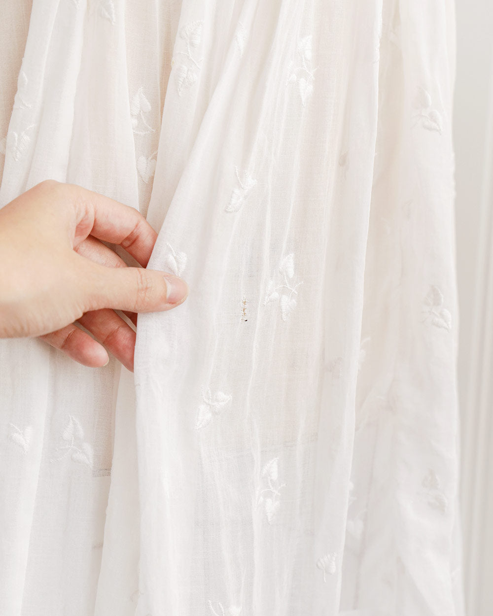 Fontasse Embroidered Voile Dress